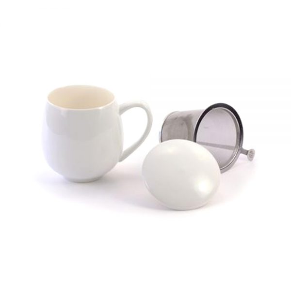 White Sarah Tea Cup